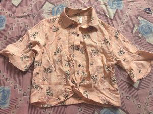 Floral Button-Down Top