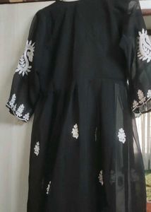Black Embroidered Dress