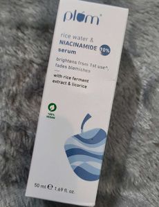 Plum Rice Water & Niacinamide Serum