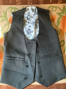 Floral Print Waistcoat 2 in 1