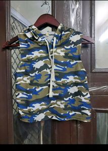 Army Print Top