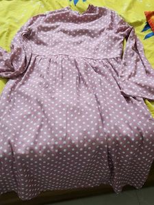 Pink Polka Dot Dress