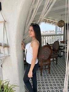 White Sleeveless Top