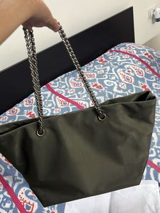 Tory Burch Olive Green Tote Bag