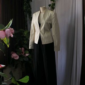 Park Avenue Striped Blazer