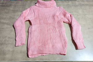 Cute Pink Teddy Bear Sweater
