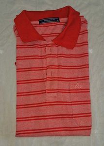 Striped Red Polo Shirt