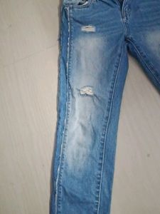 Womens Torn Jeans