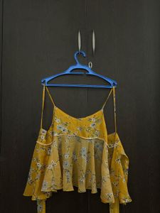 Floral Yellow Top
