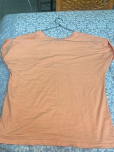 Peach &#39;Beautiful&#39; Tee