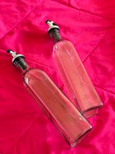 Glass Oil/Vinegar Dispenser Bottles (2Pcs)