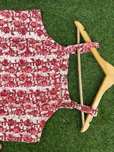 New Sleevless Cotton Kurta From Myntra