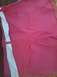 Pink Casual Shorts