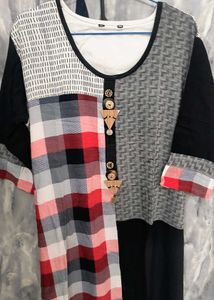 Stylish Patchwork Kurta