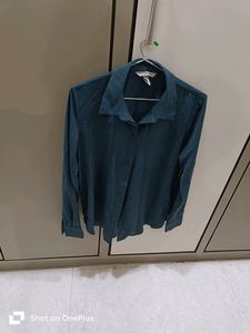 H &amp;M Green Formal Shirt