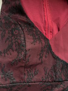 Burgundy Lace Cocktail Dress🩷📌❤️