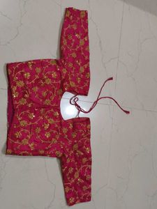Pink Embroidered Blouse
