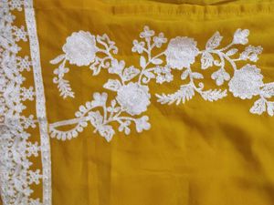 Mustard Georgette Kurta For Women