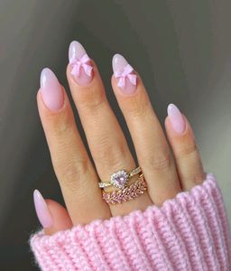 Coquette Bow Nails