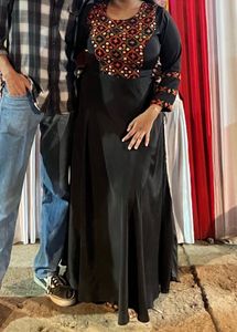 Backless Navratri Gown Full Length