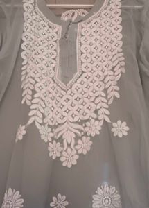 Straight Kurta Chikankaari
