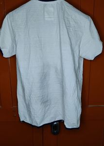 White Basic Casual T Shirt