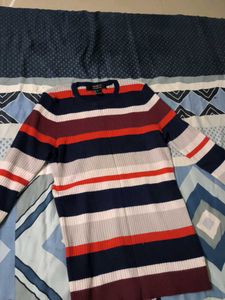 High Neck Woolen T Shirt For Girls