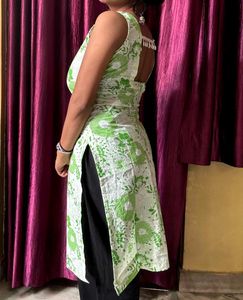 Floral Print Kurta