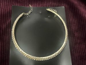 Sparkling Rhinestone Choker Necklace