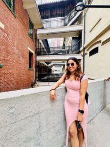 Pink Midi Bodycon Dress