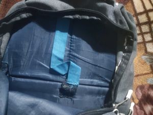 Grey &amp; Blue Backpack