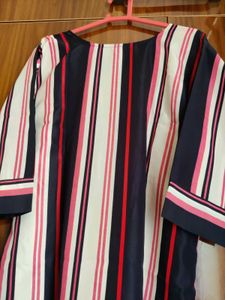 Striped A-Line Kurta - XL