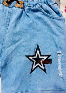 Trendy Youth Distressed Denim Shorts