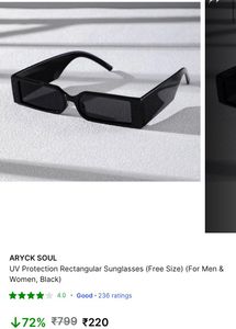 Uv Protection Regular Sunglasses
