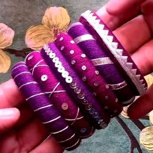 Purple Colour Bangles 💜
