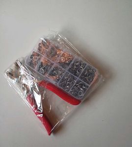 100PC Silver Button Thickened Snap Fasteners Kit
