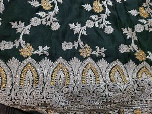 Green Heavy Saree