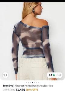 Turkey  Made One-Shoulder Top- Excellent Condition