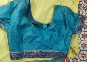 Teal Silk Blouse