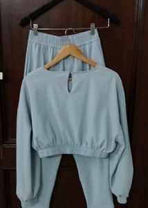 Zara Cropped Top &amp; Pants Set
