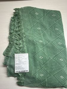 Sea Green Saree with unstitched blouse piece