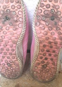 Sz 35 Pink Slip-on Casual Shoes