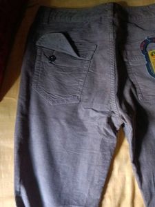 Gray Corduroy Pants