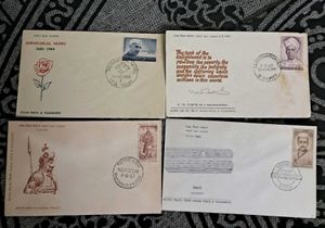 Four 1960's Indian FDC