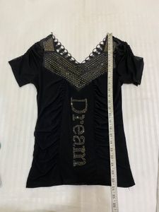 Dreamy Black Stretchy Top Bust 32/34