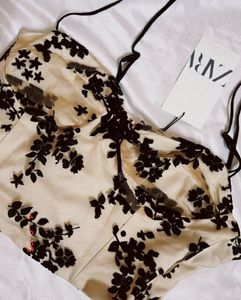 Zara Combination Top.🤍