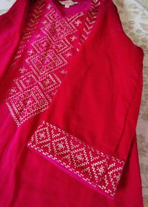 Myntra velvet traditional kurti 😍