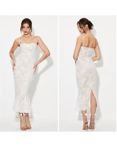 Elegant Lace Midi Dress