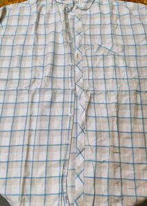 Blue Plaid Shirt