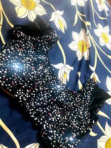 Black Party Wear Blouse...